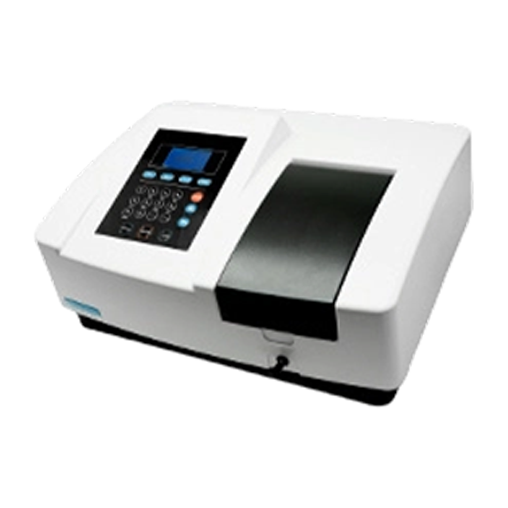 Qiujing Lcd ডিসপ্লে স্বয়ংক্রিয় তরঙ্গদৈর্ঘ্য 2NM/4NM আল্ট্রাভায়োলেট দৃশ্যমান স্পেকট্রোফটোমিটার UV754N/UV755B